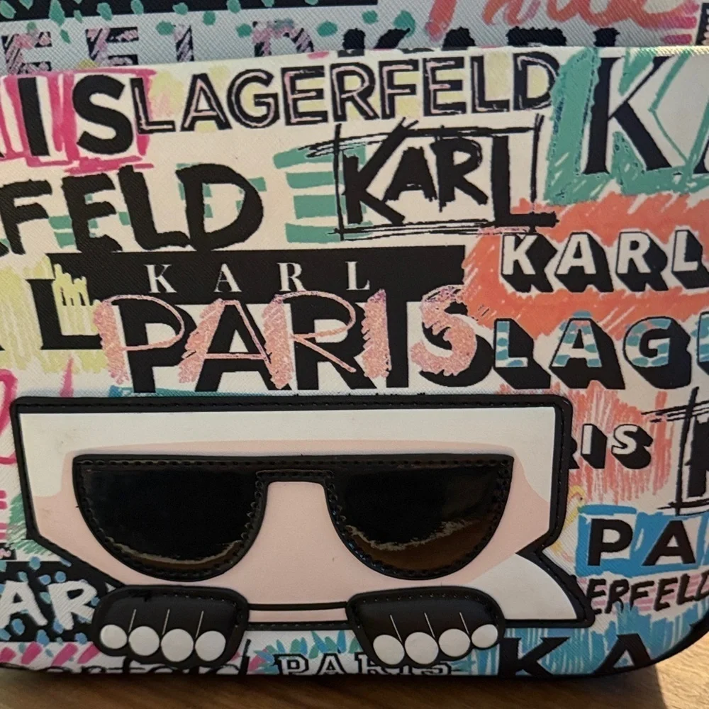 Karl Lagerfeld Paris Backpack Karl Pastel Multi Color.